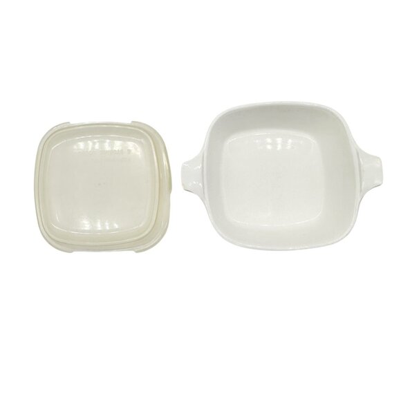 Vintage Corning Ware Blue Cornflower 1.5 Qt and 12 Oz Baking Dishes with Lids - Picture 8 of 10